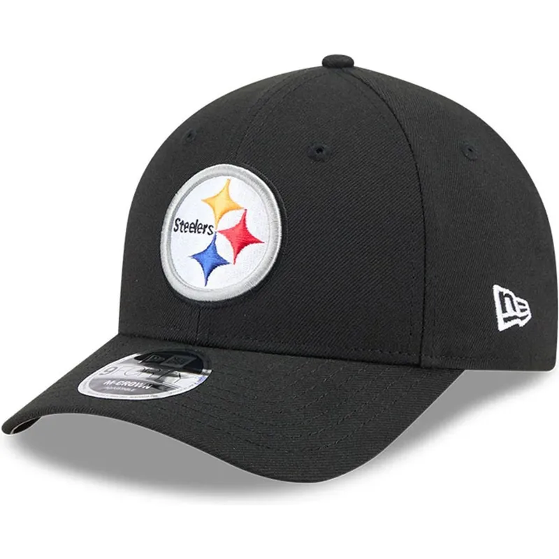 petten-gebogen-zwart-snapback-9forty-m-crown-team-van-pittsburgh-steelers-nfl-van-new-era