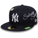 petten-plat-marineblauw-fitted-59fifty-subway-series-van-new-york-yankees-mlb-van-new-era