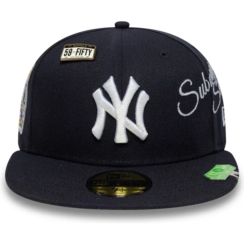 petten-plat-marineblauw-fitted-59fifty-subway-series-van-new-york-yankees-mlb-van-new-era