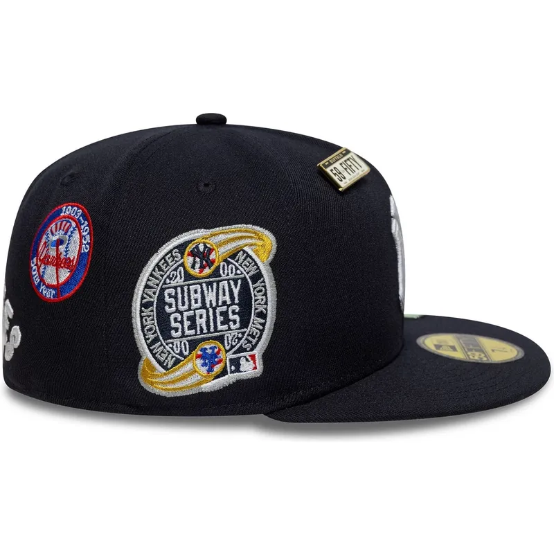 petten-plat-marineblauw-fitted-59fifty-subway-series-van-new-york-yankees-mlb-van-new-era