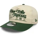 petten-gebogen-beige-verstelbaar-19twenty-washed-graphic-van-new-york-yankees-mlb-van-new-era