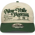 petten-gebogen-beige-verstelbaar-19twenty-washed-graphic-van-new-york-yankees-mlb-van-new-era