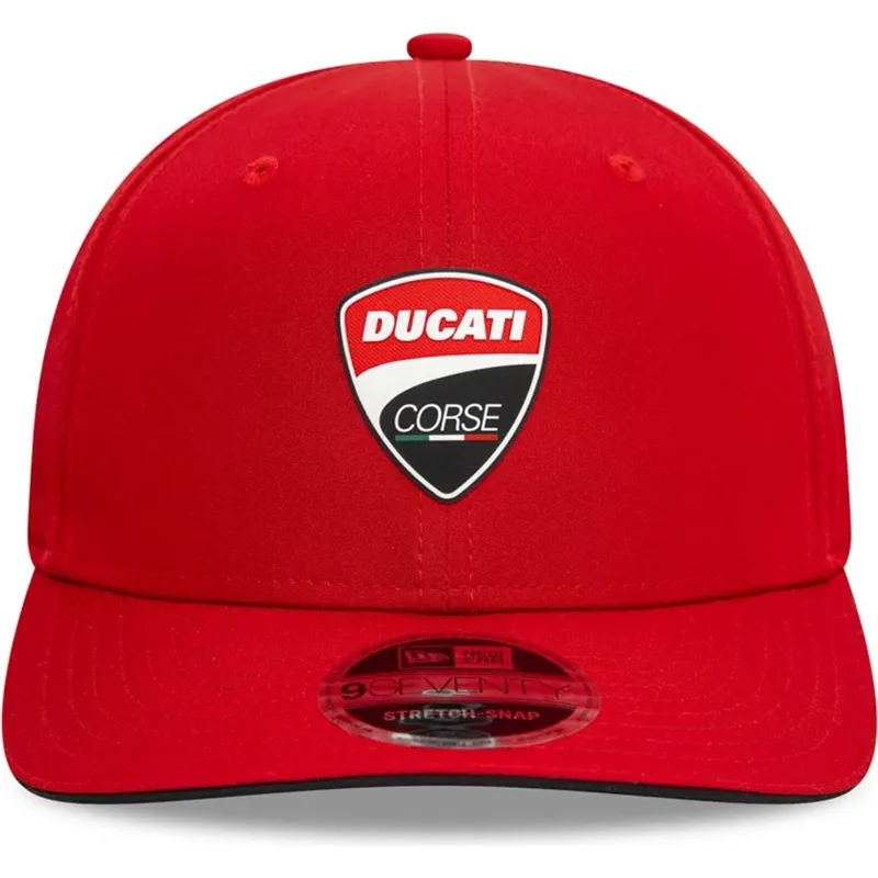 petten-gebogen-rood-snapback-9seventy-stretch-snap-core-van-ducati-motor-motogp-van-new-era petten-gebogen-rood-snapback-9seventy-stretch-snap-core-van-ducati-motor-motogp-van-new-era