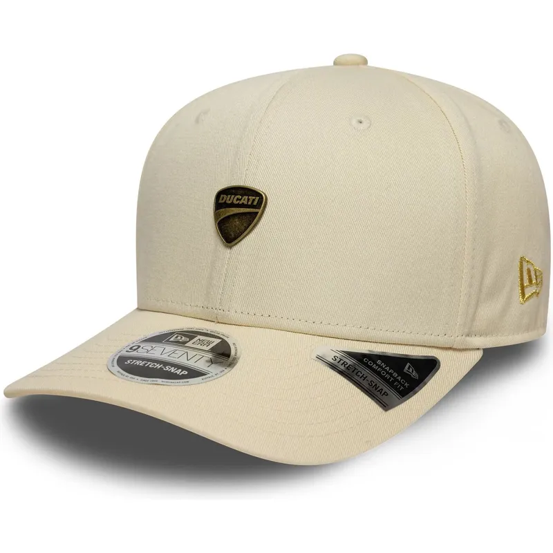 petten-gebogen-beige-snapback-9seventy-stretch-snap-seasonal-van-ducati-motor-motogp-van-new-era petten-gebogen-beige-snapback-9seventy-stretch-snap-seasonal-van-ducati-motor-motogp-van-new-era