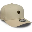 petten-gebogen-beige-snapback-9seventy-stretch-snap-seasonal-van-ducati-motor-motogp-van-new-era