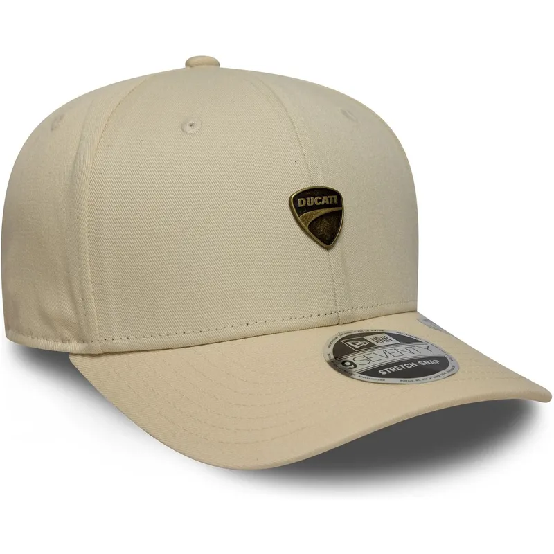 petten-gebogen-beige-snapback-9seventy-stretch-snap-seasonal-van-ducati-motor-motogp-van-new-era petten-gebogen-beige-snapback-9seventy-stretch-snap-seasonal-van-ducati-motor-motogp-van-new-era