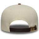 petten-gebogen-bruin-verstelbaar-9fifty-a-frame-suede-visor-van-los-angeles-dodgers-mlb-van-new-era