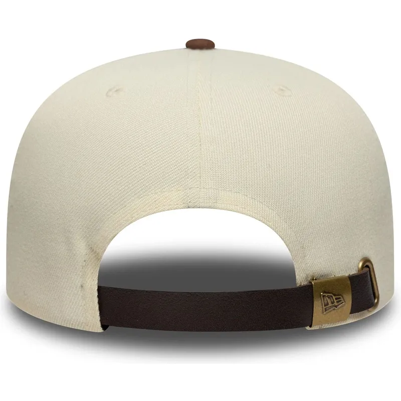 petten-gebogen-bruin-verstelbaar-9fifty-a-frame-suede-visor-van-new-york-yankees-mlb-van-new-era