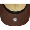 petten-gebogen-bruin-verstelbaar-9fifty-a-frame-suede-visor-van-new-york-yankees-mlb-van-new-era