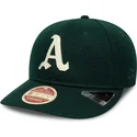 petten-gebogen-groen-verstelbaar-9fifty-retro-crown-heritage-series-van-oakland-athletics-mlb-van-new-era
