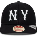 petten-gebogen-zwart-verstelbaar-9fifty-retro-crown-heritage-series-van-new-york-highlanders-mlb-van-new-era