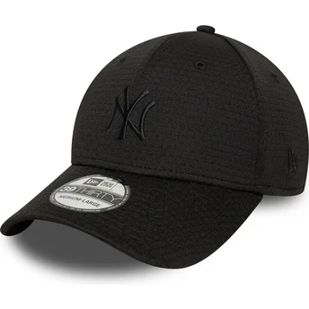 Petten gebogen zwart fitted 39THIRTY Stretch Mesh van New York Yankees MLB van New Era