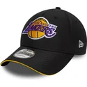 petten-gebogen-zwart-verstelbaar-9forty-microfibre-van-los-angeles-lakers-nba-van-new-era