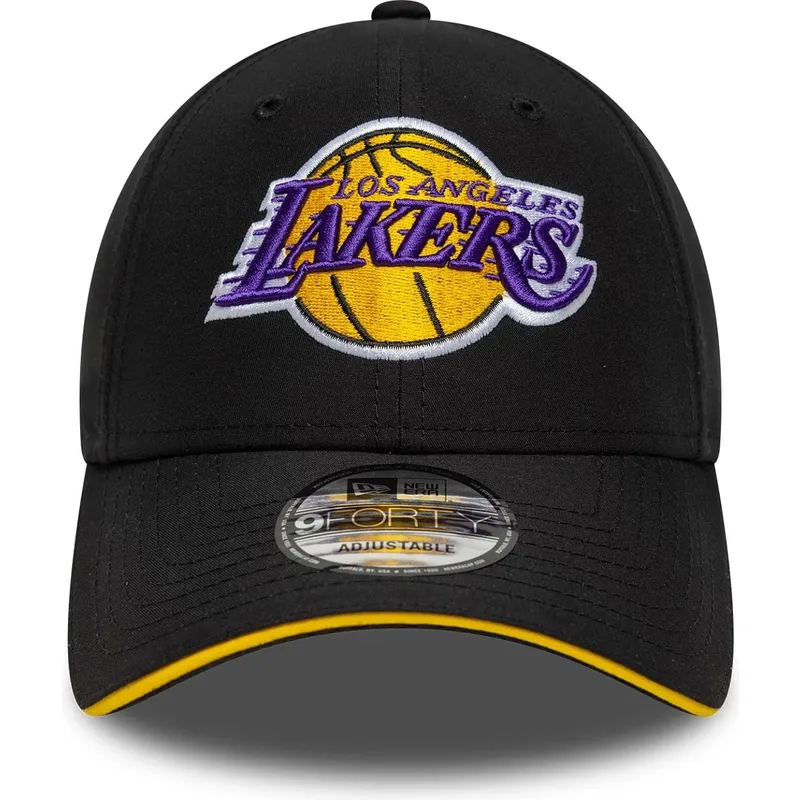 petten-gebogen-zwart-verstelbaar-9forty-microfibre-van-los-angeles-lakers-nba-van-new-era