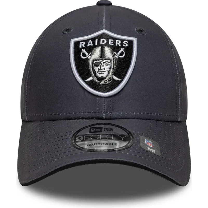 petten-gebogen-grijs-verstelbaar-9forty-microfibre-van-las-vegas-raiders-nfl-van-new-era