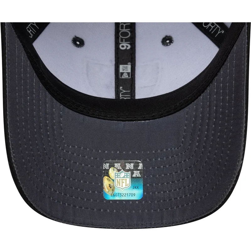 petten-gebogen-grijs-verstelbaar-9forty-microfibre-van-las-vegas-raiders-nfl-van-new-era