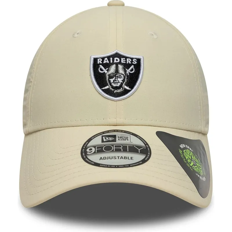 petten-gebogen-beige-verstelbaar-9forty-recycled-midi-van-las-vegas-raiders-nfl-van-new-era