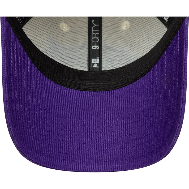 petten-gebogen-beige-verstelbaar-9forty-colour-block-van-los-angeles-lakers-nba-van-new-era
