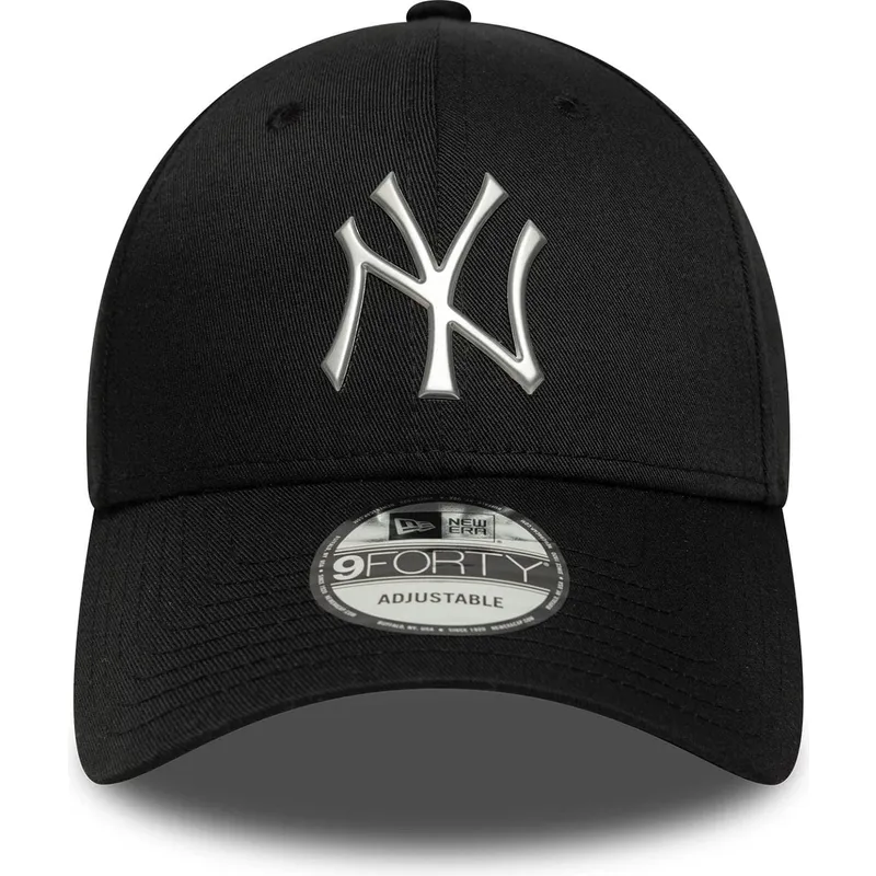 petten-gebogen-zwart-snapback-9forty-metallic-van-new-york-yankees-mlb-van-new-era petten-gebogen-zwart-snapback-9forty-metallic-van-new-york-yankees-mlb-van-new-era