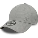petten-gebogen-grijs-snapback-9forty-mesh-flawless-van-new-york-yankees-mlb-van-new-era