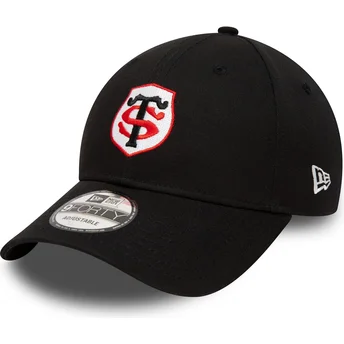Petten gebogen zwart verstelbaar 9FORTY Team van Stade Toulousain Top 14 van New Era