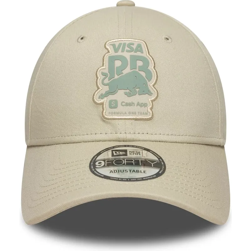 petten-gebogen-beige-verstelbaar-9forty-seasonal-van-racing-bulls-f1-team-formula-1-van-new-era