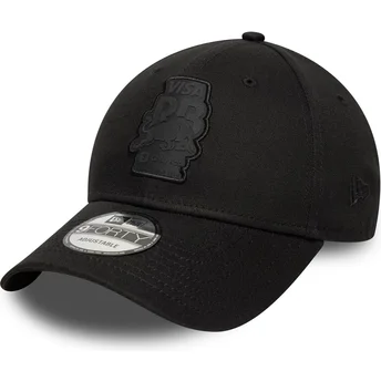 Petten gebogen zwart verstelbaar 9FORTY Seasonal van Racing Bulls F1 Team Formula 1 van New Era