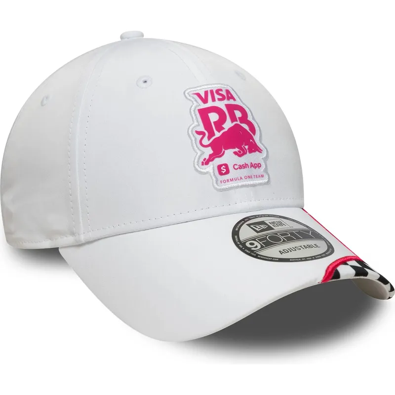 petten-gebogen-wit-snapback-9forty-checkerboard-van-racing-bulls-f1-team-formula-1-van-new-era petten-gebogen-wit-snapback-9forty-checkerboard-van-racing-bulls-f1-team-formula-1-van-new-era
