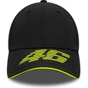 petten-gebogen-zwart-verstelbaar-9forty-recycled-stripe-van-valentino-rossi-vr46-motogp-van-new-era