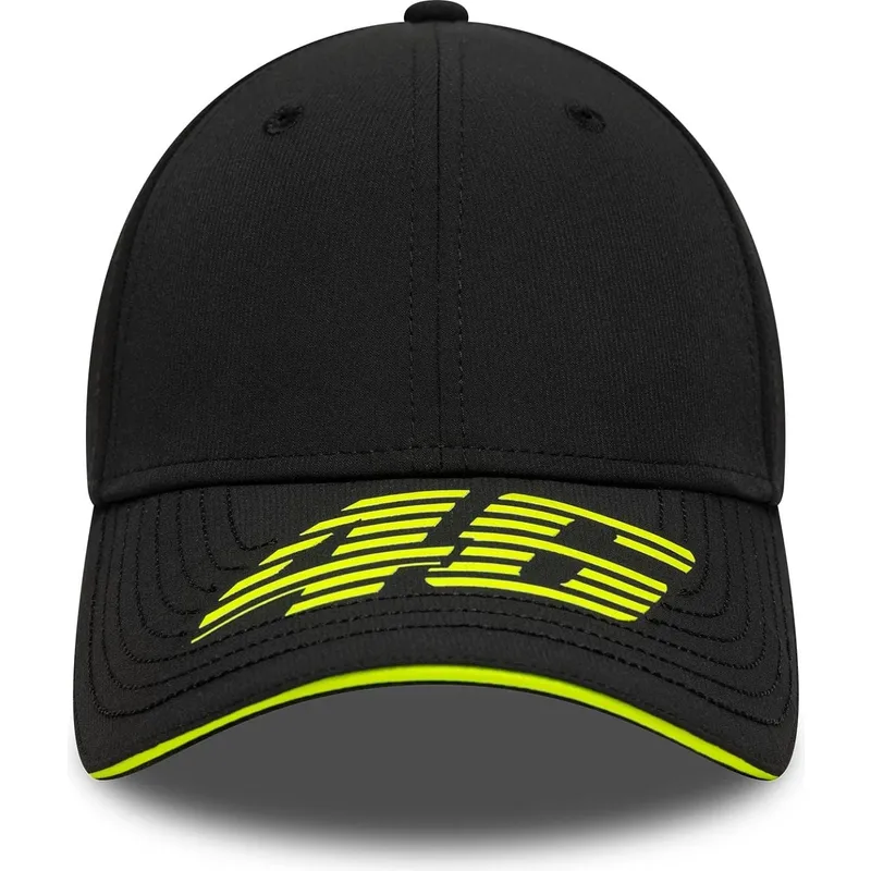 petten-gebogen-zwart-verstelbaar-9forty-recycled-stripe-van-valentino-rossi-vr46-motogp-van-new-era