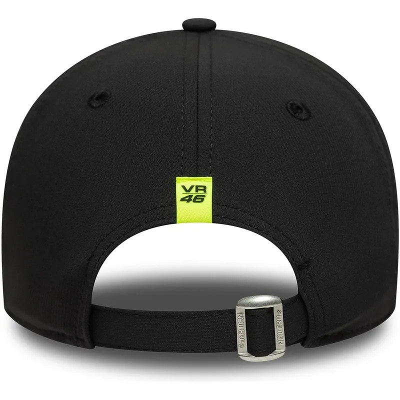 petten-gebogen-zwart-verstelbaar-9forty-recycled-stripe-van-valentino-rossi-vr46-motogp-van-new-era