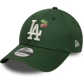 Petten gebogen groen verstelbaar 9FORTY Fruit Icon van Los Angeles Dodgers MLB van New Era