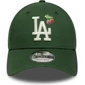 petten-gebogen-groen-verstelbaar-9forty-fruit-icon-van-los-angeles-dodgers-mlb-van-new-era