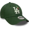 petten-gebogen-groen-verstelbaar-9forty-fruit-icon-van-los-angeles-dodgers-mlb-van-new-era