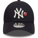 petten-gebogen-marineblauw-verstelbaar-9forty-fruit-icon-van-new-york-yankees-mlb-van-new-era
