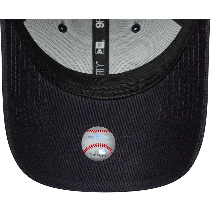 petten-gebogen-marineblauw-verstelbaar-9forty-fruit-icon-van-new-york-yankees-mlb-van-new-era
