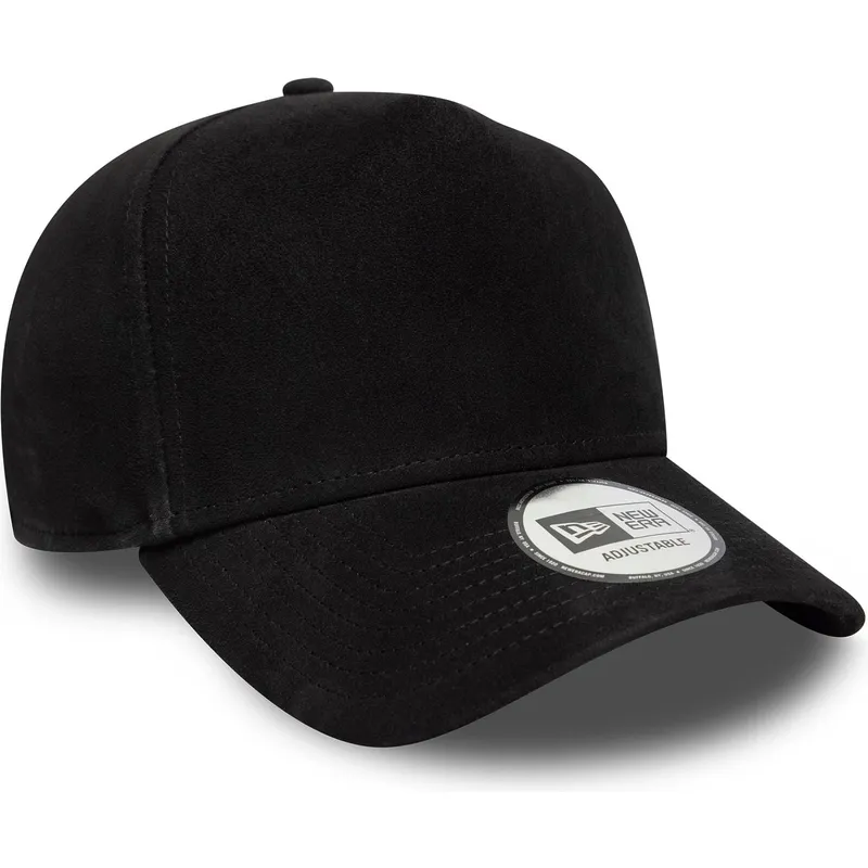 petten-gebogen-zwart-verstelbaar-9forty-e-frame-img-suede-van-new-era