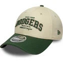 petten-gebogen-beige-verstelbaar-9forty-m-crown-wordmark-van-los-angeles-dodgers-mlb-van-new-era