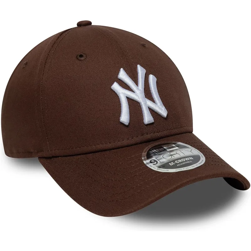 petten-gebogen-bruin-snapback-9forty-m-crown-van-new-york-yankees-mlb-van-new-era petten-gebogen-bruin-snapback-9forty-m-crown-van-new-york-yankees-mlb-van-new-era