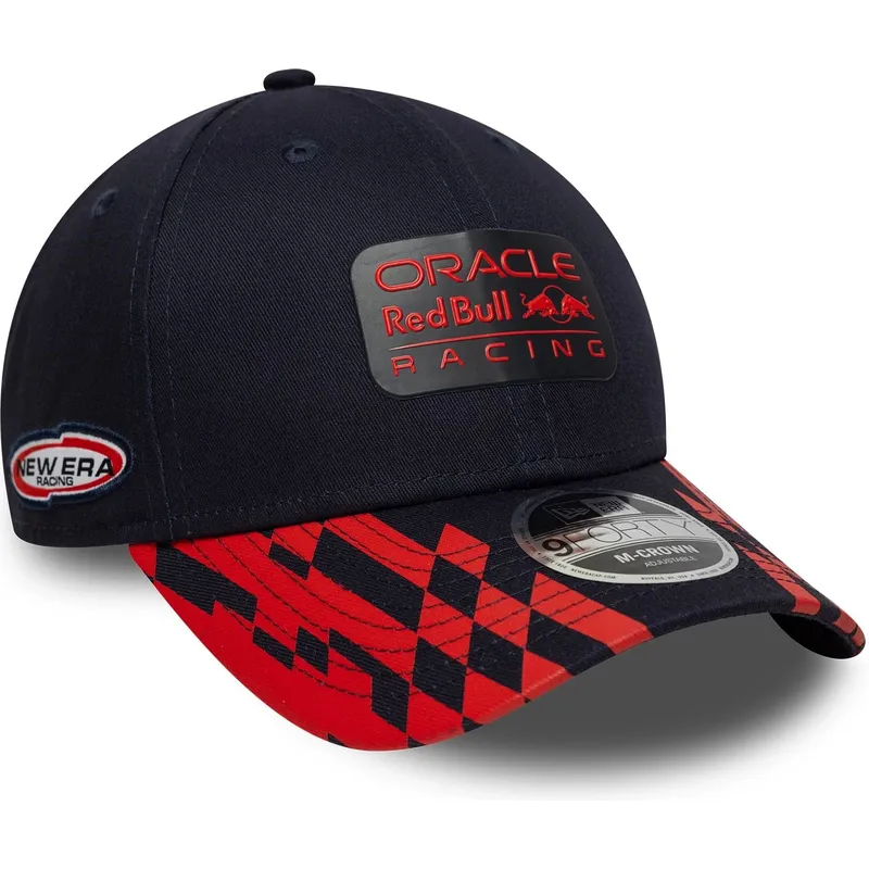 petten-gebogen-marineblauw-snapback-9forty-m-crown-visor-print-van-red-bull-racing-formula-1-van-new-era petten-gebogen-marineblauw-snapback-9forty-m-crown-visor-print-van-red-bull-racing-formula-1-van-new-era