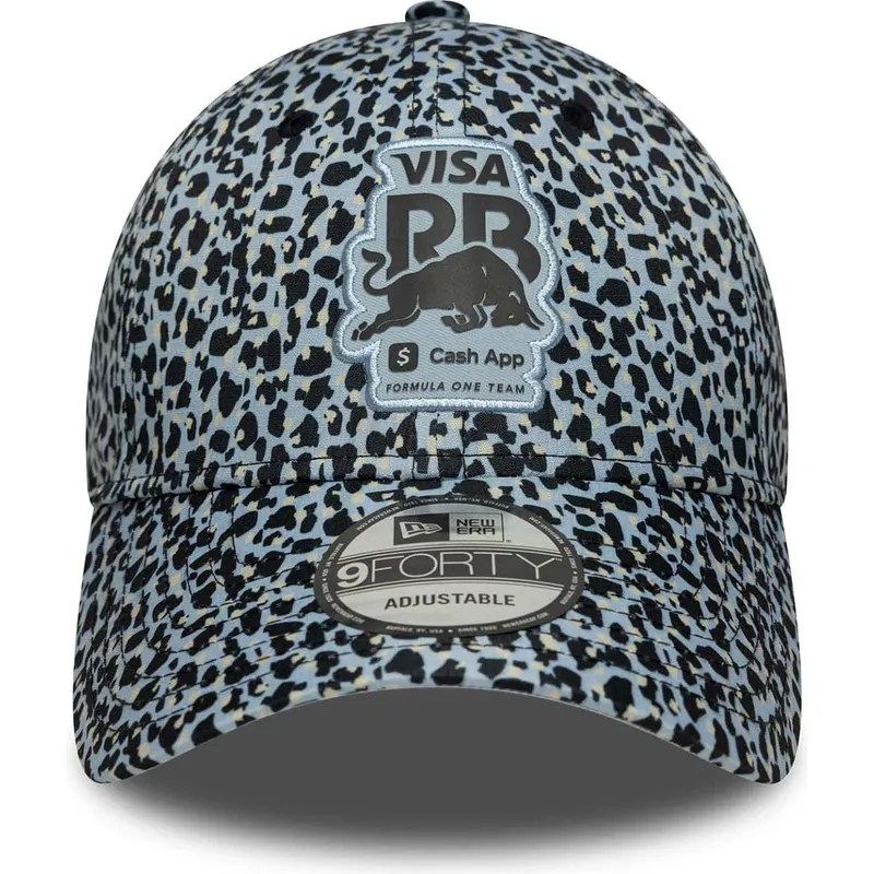 petten-gebogen-luipaard-verstelbaar-9forty-m-crown-van-racing-bulls-f1-team-formula-1-van-new-era