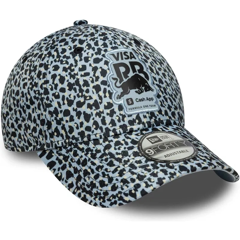 petten-gebogen-luipaard-verstelbaar-9forty-m-crown-van-racing-bulls-f1-team-formula-1-van-new-era