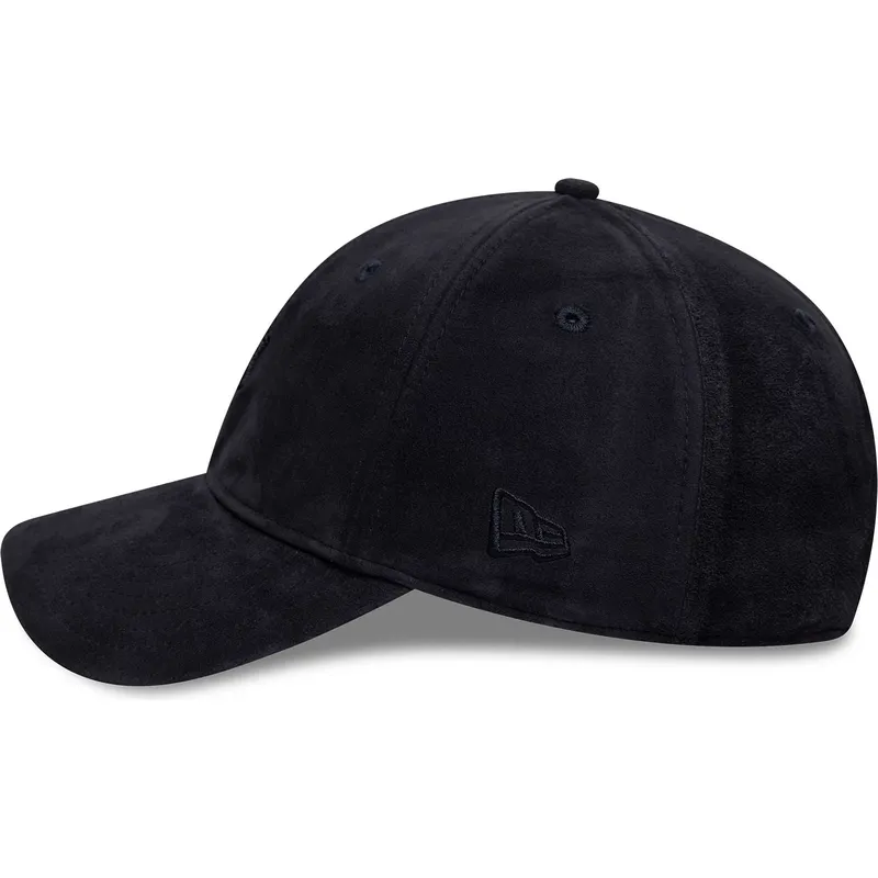 petten-gebogen-marineblauw-verstelbaar-9twenty-suede-van-new-york-yankees-mlb-van-new-era