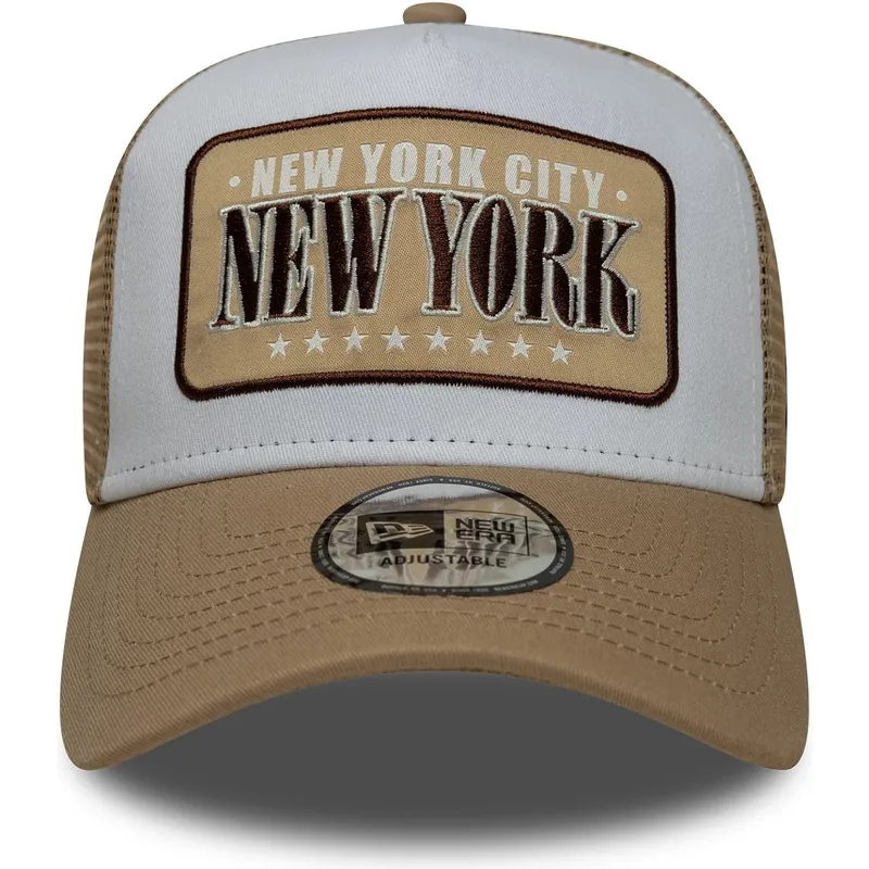 petten-gebogen-bruin-snapback-a-frame-location-van-new-york-steden-en-stranden-van-new-era