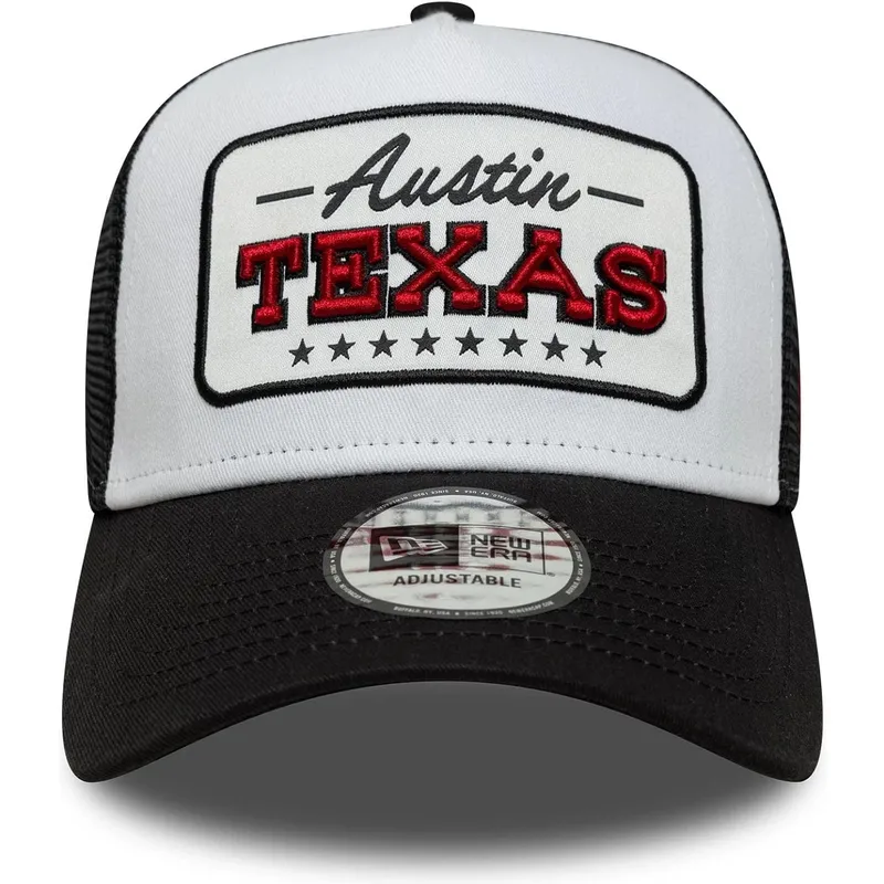 petten-gebogen-zwart-snapback-a-frame-location-van-austin-steden-en-stranden-texas-van-new-era