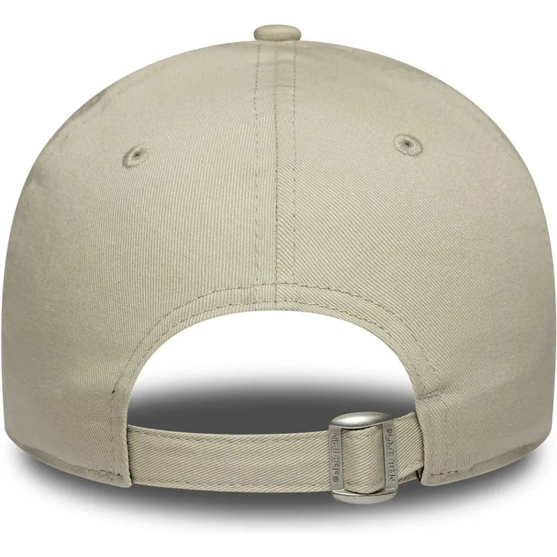 petten-gebogen-beige-verstelbaar-rosa-9forty-league-essential-van-new-york-yankees-mlb-van-new-era