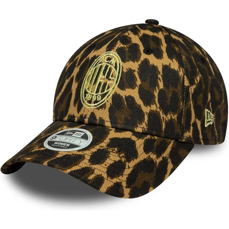 petten-gebogen-luipaard-verstelbaar-9forty-van-ac-milan-serie-a-van-new-era
