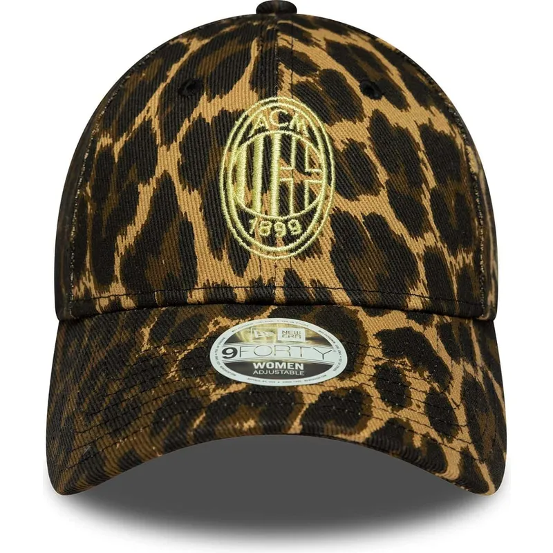 petten-gebogen-luipaard-verstelbaar-9forty-van-ac-milan-serie-a-van-new-era