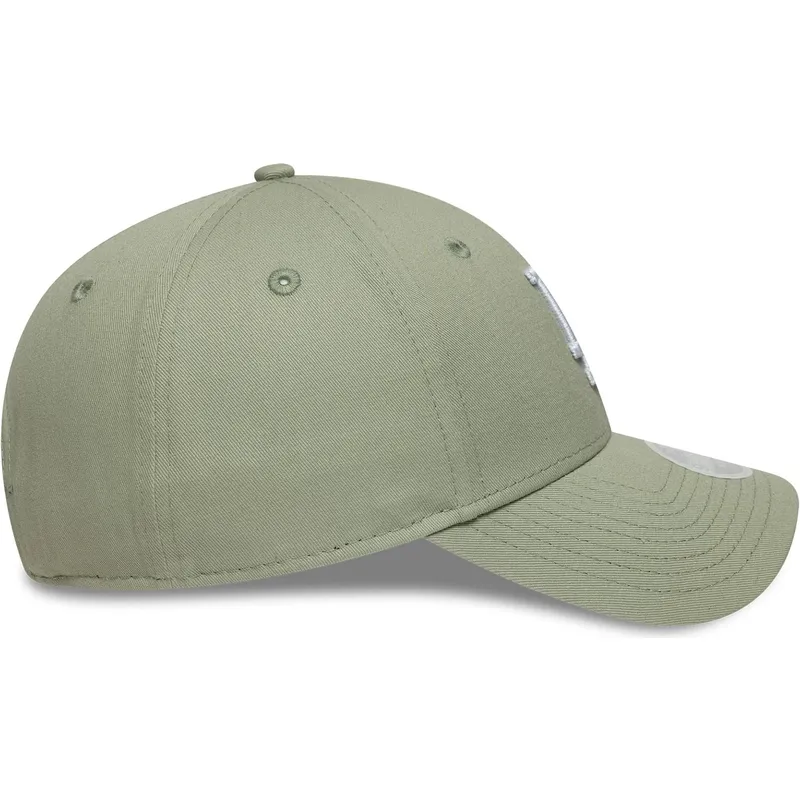 petten-gebogen-groen-verstelbaar-9forty-floral-icon-van-los-angeles-dodgers-mlb-van-new-era
