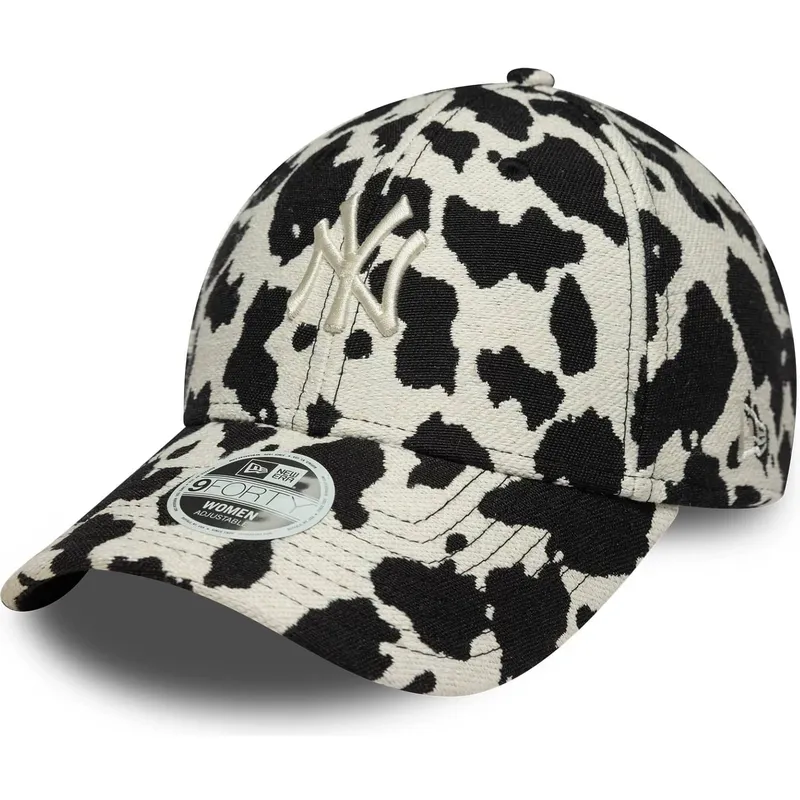 petten-gebogen-zwart-verstelbaar-9forty-cow-midi-van-new-york-yankees-mlb-van-new-era